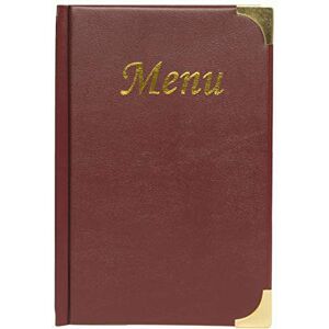 SECURIT Speisekartenumschlag, Basic-Reihe, A5, mit zwei Innenhüllen, Weinrot, 23,5 x 16,8 x 0,8 cm SECURIT Speisekartenumschlag, Basic-Reihe, A5, mit zwei Innenhüllen, Weinrot, 23,5 x 16,8 x 0,8 cm