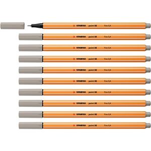 STABILO Fineliner point 88-10er Pack warmgrau STABILO Fineliner point 88-10er Pack warmgrau