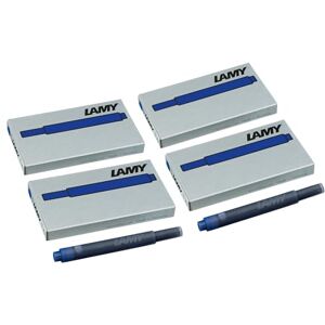 Lamy T10 4er Set löschbare Tintenpatronen mit großem Tintenvorrat geeignet für alle Patronenfüllhaltermodelle Inhalt 1,25ml je Patrone 5 Stück pro Päckchen Tintenfarbe blau Lamy T10 4er Set löschbare Tintenpatronen mit großem Tintenvorrat geeignet für alle Patronenfüllhaltermodelle Inhalt 1,25ml je Patrone 5 Stück pro Päckchen Tintenfarbe blau