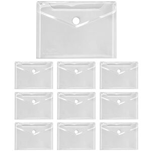 VELOFLEX A455010 Dokumentenhülle Crystal, 10 Stück, DIN A6, Dokumententasche mit Klettverschluss, PP, transparent VELOFLEX A455010 Dokumentenhülle Crystal, 10 Stück, DIN A6, Dokumententasche mit Klettverschluss, PP, transparent