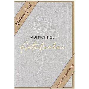 bsb Trauerkarte mit liebevollem Motiv Nature Card Nachhaltige Trauerkarten Beileidskarten mit Umschlag Danksagungskarten Trauer Karten zur Trauer 11,5 x 17 cm Blumen Motiv bsb Trauerkarte mit liebevollem Motiv Nature Card Nachhaltige Trauerkarten Beileidskarten mit Umschlag Danksagungskarten Trauer Karten zur Trauer 11,5 x 17 cm Blumen Motiv