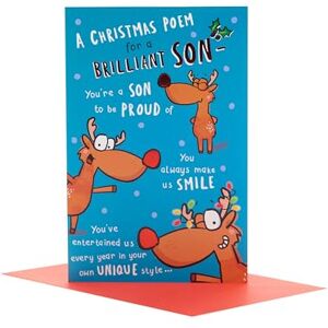UK Greetings Sohn Weihnachtskarte - Lustige Weihnachtskarte - Xmas für Sohn UK Greetings Sohn Weihnachtskarte - Lustige Weihnachtskarte - Xmas für Sohn