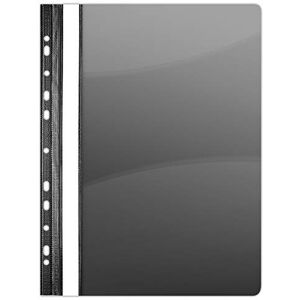 DONAU 1704001PL-01 Plastik Schnellhefter Gelocht A4 Schwarz, Sichthefter Kunststoff Strapazierfähigem PVC Hart Glasklares Deckblatt Klemmmappe für Büro und Schule, Eurolochung 10er Pack DONAU 1704001PL-01 Plastik Schnellhefter Gelocht A4 Schwarz, Sichthefter Kunststoff Strapazierfähigem PVC Hart Glasklares Deckblatt Klemmmappe für Büro und Schule, Eurolochung 10er Pack
