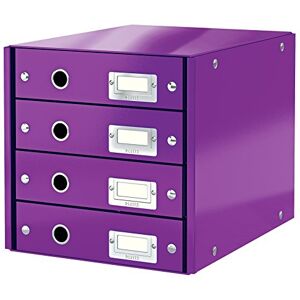 Leitz , Schubladenbox, Lila, 4 Schubladen, A4, Click & Store, 60490062 Leitz , Schubladenbox, Lila, 4 Schubladen, A4, Click & Store, 60490062