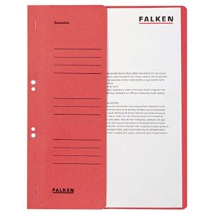 FALKEN Original 50er Pack Ösenhefter. Made in Germany. Aus Recycling-Karton mit halbem Vorderdeckel und kaufmännischer Heftung für DIN A4 rot Hefter Sammelmappe Blauer Engel FALKEN Original 50er Pack Ösenhefter. Made in Germany. Aus Recycling-Karton mit halbem Vorderdeckel und kaufmännischer Heftung für DIN A4 rot Hefter Sammelmappe Blauer Engel