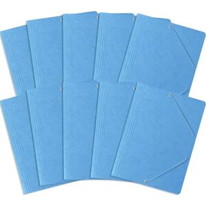 Bantex Einschlagmappe, Sammelmappe mit Gummi A4, Eckspanner, Eckspann-Mappe, Dokumentenmappe für Büro oder Schule, Leichter Ordner für Akten mit 2 Gummizügen, 10 Stück-Packung, HELLBLAU, 400087825 Bantex Einschlagmappe, Sammelmappe mit Gummi A4, Eckspanner, Eckspann-Mappe, Dokumentenmappe für Büro oder Schule, Leichter Ordner für Akten mit 2 Gummizügen, 10 Stück-Packung, HELLBLAU, 400087825