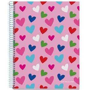 Miquelrius A4 Notizbuch, 5 mm Raster, Hardcover Notizbuch, 120 mikroperforierte Blätter, A4 mit 4 Farben zur Organisation, 70 g/m² extra mattes Papier, 4 Heftlöcher Miquelrius A4 Notizbuch, 5 mm Raster, Hardcover Notizbuch, 120 mikroperforierte Blätter, A4 mit 4 Farben zur Organisation, 70 g/m² extra mattes Papier, 4 Heftlöcher