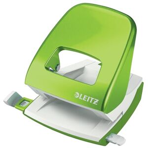 Leitz Büro Locher aus Metall, Für 30 Blatt, Anschlagschiene mit Formatvorgaben, Ergonomisches Design, Blister-Verpackung, grün, WOW-Serie, 50082054 Leitz Büro Locher aus Metall, Für 30 Blatt, Anschlagschiene mit Formatvorgaben, Ergonomisches Design, Blister-Verpackung, grün, WOW-Serie, 50082054