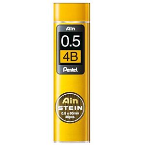 Pentel Ain STEIN C275 Feinmine, 40 Minen je Dose, 0.5 mm, Härtegrad 4B (12 Dosen) Pentel Ain STEIN C275 Feinmine, 40 Minen je Dose, 0.5 mm, Härtegrad 4B (12 Dosen)