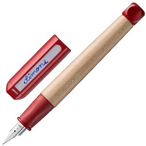 Lamy abc red Füller kindergerechter Schreiblernfüller mit ergonomischem Griff & polierter Stahlfeder in Strichbreite F robustes Ahorngehäuse inkl. Tintenpatrone T 10 blau Rechtshänder Lamy abc red Füller kindergerechter Schreiblernfüller mit ergonomischem Griff & polierter Stahlfeder in Strichbreite F robustes Ahorngehäuse inkl. Tintenpatrone T 10 blau Rechtshänder
