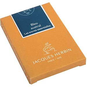 Jacques Herbin J.Herbin 11016JT Packung mit 7 großen Tintenpatronen, internationale Größe 1,35ml, ideal für Füllfederhalter und Tintenroller, Blau, 1 Pack Jacques Herbin J.Herbin 11016JT Packung mit 7 großen Tintenpatronen, internationale Größe 1,35ml, ideal für Füllfederhalter und Tintenroller, Blau, 1 Pack