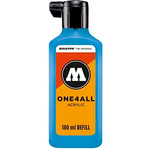Molotow ONE4ALL Refill Acryl, Farbe 161 schock blau mittel 180 ml, Nachfülltinte für Permanentmarker Molotow ONE4ALL Refill Acryl, Farbe 161 schock blau mittel 180 ml, Nachfülltinte für Permanentmarker