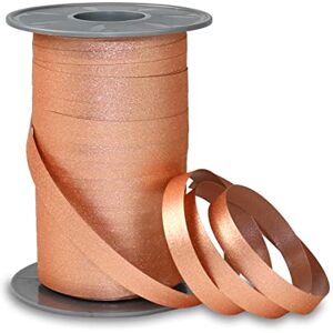 PRÄSENT POLY GLITTER Ringelband roségold, 100 m Geschenkband, Schleifenband in 10 mm Breite, edles Dekoband für festliche Anlässe PRÄSENT POLY GLITTER Ringelband roségold, 100 m Geschenkband, Schleifenband in 10 mm Breite, edles Dekoband für festliche Anlässe