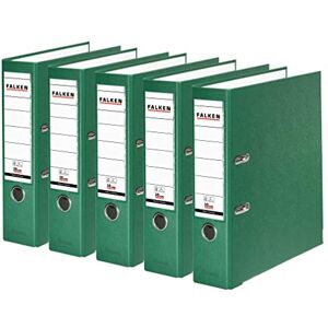 FALKEN Original 5er Pack PP-Color Kunststoff-Ordner. Made in Germany. 8 cm breit DIN A4 grün Vegan Ringordner Aktenordner Briefordner Büroordner Plastikordner Schlitzordner FALKEN Original 5er Pack PP-Color Kunststoff-Ordner. Made in Germany. 8 cm breit DIN A4 grün Vegan Ringordner Aktenordner Briefordner Büroordner Plastikordner Schlitzordner
