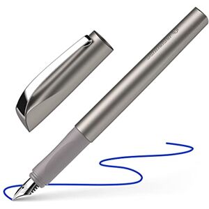 Schneider 168621 Ceod Shiny Füller (Rechts- und Linkshänder, M-Feder, inkl. Tintenpatrone königsblau) graphit, Medium Schneider 168621 Ceod Shiny Füller (Rechts- und Linkshänder, M-Feder, inkl. Tintenpatrone königsblau) graphit, Medium