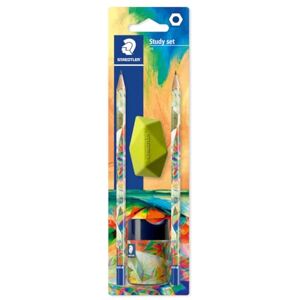 Staedtler HB Zeichenstifte zum Skizzieren und Schreiben Multiversum Design inklusive 2 HB-Bleistiften, Spitzer & Radiergummi 4er Set, 170SBKE2-2 Staedtler HB Zeichenstifte zum Skizzieren und Schreiben Multiversum Design inklusive 2 HB-Bleistiften, Spitzer & Radiergummi 4er Set, 170SBKE2-2