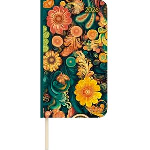 Alpha Lady Journal Slim Paisley 2026 – Taschenkalender 9×16 cm – Weekly – kompakter Wochenplaner mit Notizseiten, Info- & Adressteil – 128 Seiten Alpha Lady Journal Slim Paisley 2026 – Taschenkalender 9×16 cm – Weekly – kompakter Wochenplaner mit Notizseiten, Info- & Adressteil – 128 Seiten