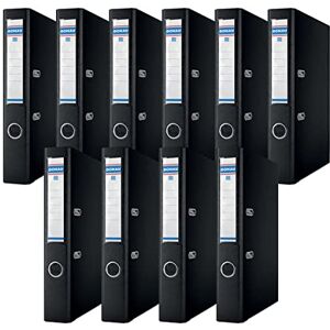 DONAU Premium Ordner Schmal 10er Pack/DIN A4 / 5 cm / 10 Stück/Schwarz/Kunststoffbezug PP/Carton Papier Schlitzordner Büroordner Aktenordner Ringordner/Grünen Punkt DONAU Premium Ordner Schmal 10er Pack/DIN A4 / 5 cm / 10 Stück/Schwarz/Kunststoffbezug PP/Carton Papier Schlitzordner Büroordner Aktenordner Ringordner/Grünen Punkt