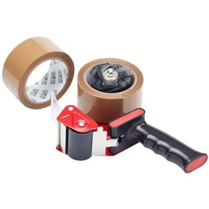 Marke Modell - Heavy Duty Tape Dispenser - 2 Rollen Braun Marke Modell - Heavy Duty Tape Dispenser - 2 Rollen Braun