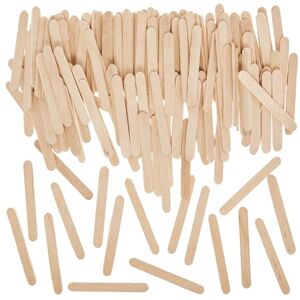Baker Ross FN580 Mini-Holzstäbchen – 400er-Pack, Lutscherstäbchen für Bastelarbeiten, vielseitige Eisstiele Baker Ross FN580 Mini-Holzstäbchen – 400er-Pack, Lutscherstäbchen für Bastelarbeiten, vielseitige Eisstiele