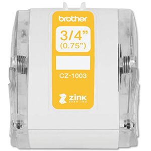 Brother CZ-1003 Farbetikettenrolle, 19 mm breit, 5 m lang für Etikettendrucker VC-500W Brother CZ-1003 Farbetikettenrolle, 19 mm breit, 5 m lang für Etikettendrucker VC-500W