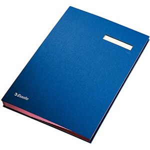 Esselte 621063 Unterschriftsmappe, 20 Fächer, Überzug PP, blau Esselte 621063 Unterschriftsmappe, 20 Fächer, Überzug PP, blau