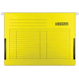 DONAU Hängetasche mit Leinenfröschen Aus Recycling-Karton 230 GSM für DIN A4 Farbe: Gelb 5er Packung auswechselbarem Blanko-Schildchen ideal für Büro und Schule und der Behörde DONAU Hängetasche mit Leinenfröschen Aus Recycling-Karton 230 GSM für DIN A4 Farbe: Gelb 5er Packung auswechselbarem Blanko-Schildchen ideal für Büro und Schule und der Behörde