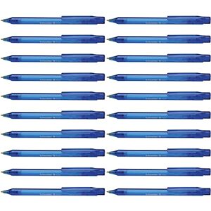 Schneider Fave Kugelschreiber (Druckmechanik, M) 50er Packung blau transparent Schneider Fave Kugelschreiber (Druckmechanik, M) 50er Packung blau transparent