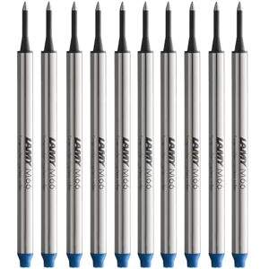 Lamy M66 Tintenroller-Minen 10er Set 821 aus Metall in der Farbe blau für Tintenroller ohne Kappe Strichbreite Breit Lamy M66 Tintenroller-Minen 10er Set 821 aus Metall in der Farbe blau für Tintenroller ohne Kappe Strichbreite Breit