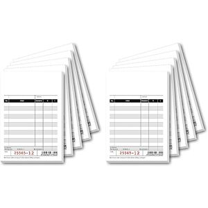 Sigel KC620/10 Kassenblöcke, 10 Stück Quittungsblöcke á 50 Blatt mit Durchschlag, 10x16,5 cm, fortlaufend nummeriert, aus Recyclingpapier, mit Additionsblatt Sigel KC620/10 Kassenblöcke, 10 Stück Quittungsblöcke á 50 Blatt mit Durchschlag, 10x16,5 cm, fortlaufend nummeriert, aus Recyclingpapier, mit Additionsblatt