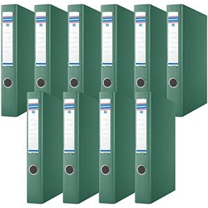DONAU 3934001PL-06 Ringbuch/Grün 4-D-Ring-Mechanik 30mm DIN A4 Ringordner Pappe/Kunststoff Aus 1,9 mm dickem Karton mit öko PP 100µ 10er Packung DONAU 3934001PL-06 Ringbuch/Grün 4-D-Ring-Mechanik 30mm DIN A4 Ringordner Pappe/Kunststoff Aus 1,9 mm dickem Karton mit öko PP 100µ 10er Packung