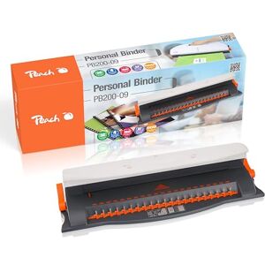 Peach All in one Plastikbindegerät bis A3 quer bindet 50 Blatt 4 Blatt Stanzkapazität geeignet für alle marktüblichen Binderücken PB200-09A Peach All in one Plastikbindegerät bis A3 quer bindet 50 Blatt 4 Blatt Stanzkapazität geeignet für alle marktüblichen Binderücken PB200-09A