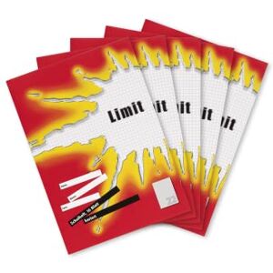 Limit Schulheft A4, 16 Blatt, Lineatur 22, kariert, 5 Stück Limit Schulheft A4, 16 Blatt, Lineatur 22, kariert, 5 Stück