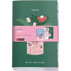 Miquelrius Notizbücher A5 (142 x 210 mm), genäht, 3 Notizblöcke, innen weiß gepunktet, 32 Blatt à 80 g/m², Umschlag aus Karton, matt bedruckt, Kollektion Foodie Lovers Miquelrius Notizbücher A5 (142 x 210 mm), genäht, 3 Notizblöcke, innen weiß gepunktet, 32 Blatt à 80 g/m², Umschlag aus Karton, matt bedruckt, Kollektion Foodie Lovers