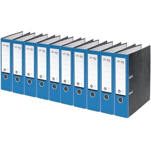Leitz VON Ordner A4, 10er Pack, 100 % Recyclingpapier, 80 mm Rückenbreite, Für 600 Blatt, Blauer Engel & FSC-zertifiziert, Für Schule, Studium & Zuhause, Blau, 10530035 Leitz VON Ordner A4, 10er Pack, 100 % Recyclingpapier, 80 mm Rückenbreite, Für 600 Blatt, Blauer Engel & FSC-zertifiziert, Für Schule, Studium & Zuhause, Blau, 10530035