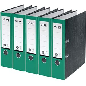 Leitz VON 5er Pack Ordner A4, 100 % Recyclingkarton, 80 mm Rückenbreite, Für 600 Blatt, Marmoriert, Blauer Engel & FSC-zertifiziert, Für Schule, Studium & Haushalt, Grün, 10531055 Leitz VON 5er Pack Ordner A4, 100 % Recyclingkarton, 80 mm Rückenbreite, Für 600 Blatt, Marmoriert, Blauer Engel & FSC-zertifiziert, Für Schule, Studium & Haushalt, Grün, 10531055