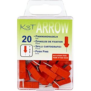 K3T 48315 Pinnnadeln Pfeile 20er Packung, Farbe rot K3T 48315 Pinnnadeln Pfeile 20er Packung, Farbe rot