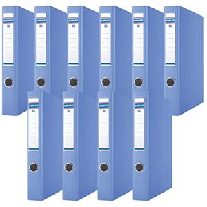 DONAU 3934001PL-10 Ringbuch/Blau 4-D-Ring-Mechanik 30mm DIN A4 Ringordner Pappe/Kunststoff Aus 1,9 mm dickem Karton mit öko PP 100µ 10er Packung DONAU 3934001PL-10 Ringbuch/Blau 4-D-Ring-Mechanik 30mm DIN A4 Ringordner Pappe/Kunststoff Aus 1,9 mm dickem Karton mit öko PP 100µ 10er Packung