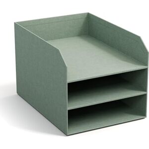 BIGSO BOX OF SWEDEN BIGSO Trey 3-stufige Briefablage – praktische Ablagefläche für Briefe, Dokumente in DIN A4-Format – Ordnungssystem aus Faserplatte mit Papier in Leinenoptik – mintgrün BIGSO BOX OF SWEDEN BIGSO Trey 3-stufige Briefablage – praktische Ablagefläche für Briefe, Dokumente in DIN A4-Format – Ordnungssystem aus Faserplatte mit Papier in Leinenoptik – mintgrün