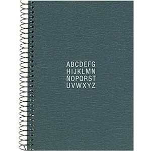 Miquelrius Adress- und Telefonbuch, Größe 8 (140 x 150 mm), Blätter mit 102 g/m² mit alphabetischem Index, laminierter Kartoneinband, Kollektion Cosmic, Graphitgrau Miquelrius Adress- und Telefonbuch, Größe 8 (140 x 150 mm), Blätter mit 102 g/m² mit alphabetischem Index, laminierter Kartoneinband, Kollektion Cosmic, Graphitgrau