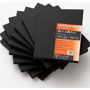 OFITURIA Schaumplatte Schwarz A4 (21x29.7 cm), Platte aus expandiertem Polystyrol Leicht und Steif, Foamboard Vielseitig und Schneidbar, Ideal für Bastelarbeiten und Modelle, Hohe Qualität, 5 mm Dicke OFITURIA Schaumplatte Schwarz A4 (21x29.7 cm), Platte aus expandiertem Polystyrol Leicht und Steif, Foamboard Vielseitig und Schneidbar, Ideal für Bastelarbeiten und Modelle, Hohe Qualität, 5 mm Dicke