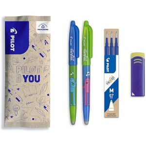 PILOT 2er-Set FriXion Ball + 3 Nachfüllungen + Radiergummi GRATIS Niedliche Radierbare Stifte Limitierte Edition Friends, Freundschaftsstift Musik Nachfüllbar Blaue Tinte Mittlere Spitze PILOT 2er-Set FriXion Ball + 3 Nachfüllungen + Radiergummi GRATIS Niedliche Radierbare Stifte Limitierte Edition Friends, Freundschaftsstift Musik Nachfüllbar Blaue Tinte Mittlere Spitze