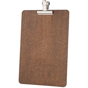 Chalkboards UK , Klemmbrett mit abnehmbarem silberfarbenem Clip, Holz, Holz, dunkle Eiche, A4 (34 x 24 x 1cm) Chalkboards UK , Klemmbrett mit abnehmbarem silberfarbenem Clip, Holz, Holz, dunkle Eiche, A4 (34 x 24 x 1cm)