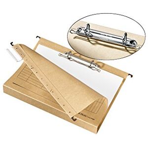 Herlitz Hängesammler A4 mit Ringmechanik und Hartpappeboden, Rückenbreite 4 cm, mit Organisationsaufdruck, stabile Hängeordner für Hängeregistratur, 8 Stück Herlitz Hängesammler A4 mit Ringmechanik und Hartpappeboden, Rückenbreite 4 cm, mit Organisationsaufdruck, stabile Hängeordner für Hängeregistratur, 8 Stück