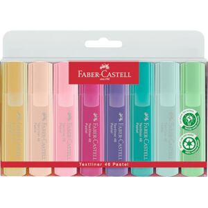 Faber-Castell 154681 Textmarker Set TL 1546, 8er Etui, Pastell Farben, mit langlebiger Keilspitze, Strichbreite 1-5 mm Faber-Castell 154681 Textmarker Set TL 1546, 8er Etui, Pastell Farben, mit langlebiger Keilspitze, Strichbreite 1-5 mm