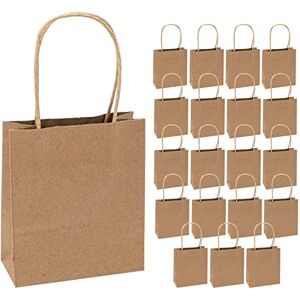 Idena 60057 Papiertüten, 20 Stück, 18 x 8 x 21 cm, Geschenktüten, Kraftpapier Tüten, Basteltüten zum Verzieren und Verschenken Idena 60057 Papiertüten, 20 Stück, 18 x 8 x 21 cm, Geschenktüten, Kraftpapier Tüten, Basteltüten zum Verzieren und Verschenken