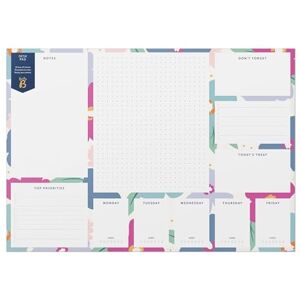 Busy B A3 Schreibtischunterlage mit 36 abreißbaren Blättern, Erinnerungen, Notizen und praktischem Jahresplaner Blumenmuster Busy B A3 Schreibtischunterlage mit 36 abreißbaren Blättern, Erinnerungen, Notizen und praktischem Jahresplaner Blumenmuster