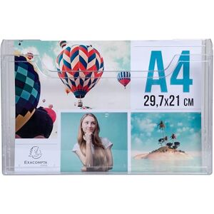 Exacompta 65658D Wandprospekthalter für Dokumente DIN A4 hoch glasklar Flyerhalter Zeitschriftensammler Exacompta 65658D Wandprospekthalter für Dokumente DIN A4 hoch glasklar Flyerhalter Zeitschriftensammler