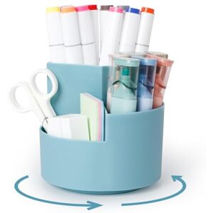AiQInu Drehbarer Stiftehalter, 360°Rotierende Stiftehalter Schreibtisch Organizer mit 3 Fächern, Große Kapazität, für Büro Aufbewahrung & Organisation, Make-Up, Bastel AiQInu Drehbarer Stiftehalter, 360°Rotierende Stiftehalter Schreibtisch Organizer mit 3 Fächern, Große Kapazität, für Büro Aufbewahrung & Organisation, Make-Up, Bastel