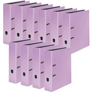 FALKEN Original 10er Pack PastellColor-Ordner. Made in Germany. 8 cm breit DIN A4 Pastell-Farbe Flieder-Lila Ringordner Aktenordner Briefordner Büroordner Plastikordner Schlitzordner Motivordner FALKEN Original 10er Pack PastellColor-Ordner. Made in Germany. 8 cm breit DIN A4 Pastell-Farbe Flieder-Lila Ringordner Aktenordner Briefordner Büroordner Plastikordner Schlitzordner Motivordner